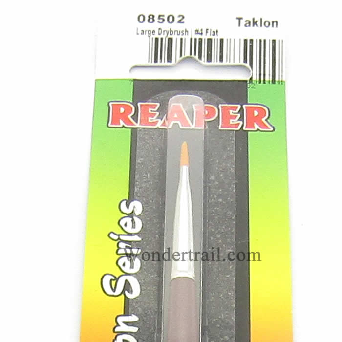 RPR08502 No. 4 Flat Paint Brush Pro Brush Golden Taklon Series Main Image