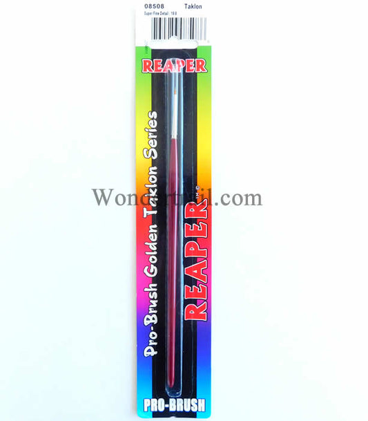 RPR08508 No. 10/0 Paint Brush Pro Brush Golden Taklon Series Main Image