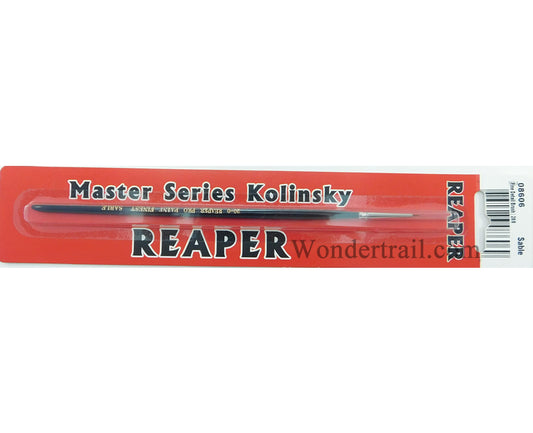 RPR08606 No 20/0 Round Paint Brush Kolinsky Sable Master Series Main Image