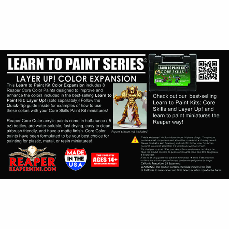 RPR08909 Layer Up Color Expansion Miniatures Learn to Paint Series 4th Image