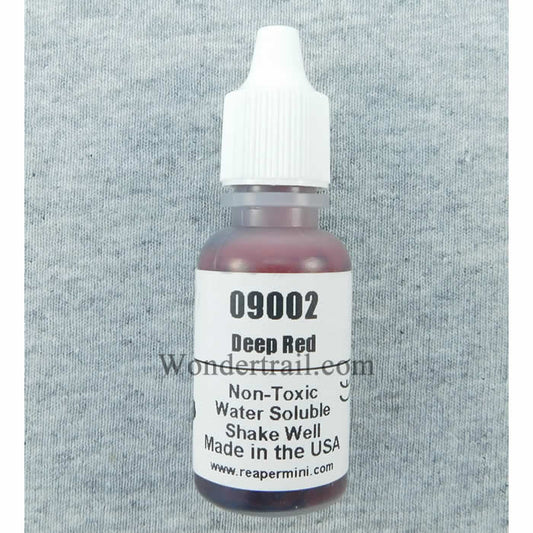 RPR09002 Deep Red Master Series Hobby Paint .5oz Dropper Bottle Main Image