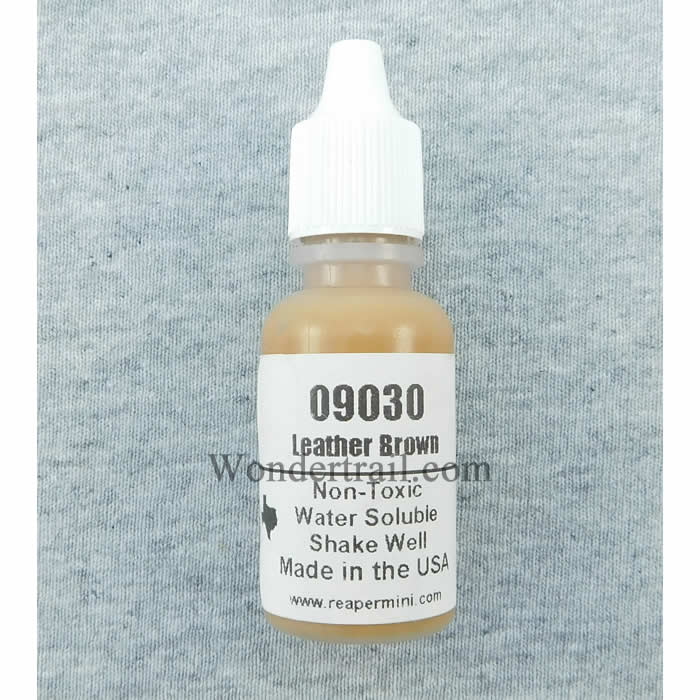 RPR09030 Leather Brown Reaper Master Series Hobby Paint .5oz Main Image