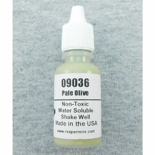 RPR09036 Pale Olive Reaper Master Series Hobby Paint .5oz Main Image