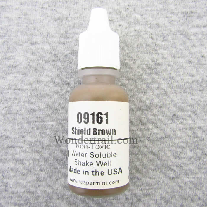RPR09161 Shield Brown Acrylic Reaper Master Series Hobby Paint .5oz Main Image