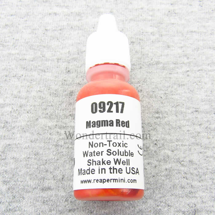 RPR09217 Magma Red Acrylic Reaper Master Series Hobby Paint .5oz Main Image