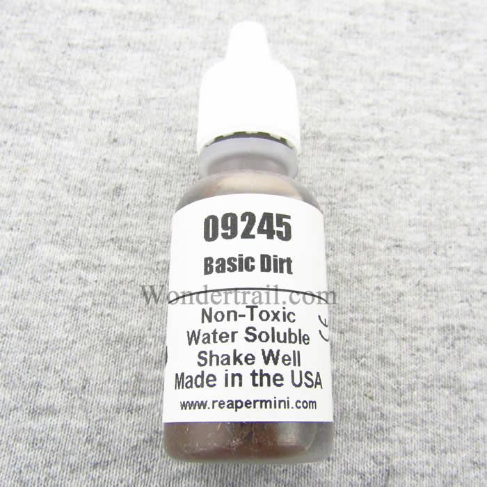 RPR09245 Basic Dirt Acrylic Reaper Master Series Hobby Paint .5oz Main Image