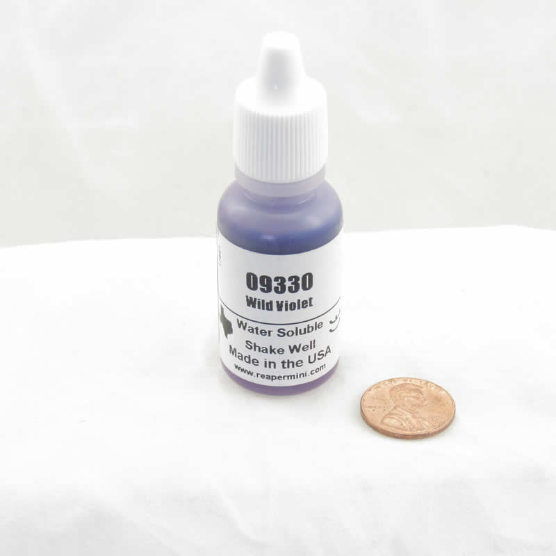 RPR09330 Wild Violet Acrylic Reaper Master Series Hobby Paint .5oz Dropper Bottle Main Image