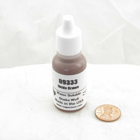 RPR09333 Oxide Brown Acrylic Reaper Master Series Hobby Paint .5oz Dropper Bottle Main Image