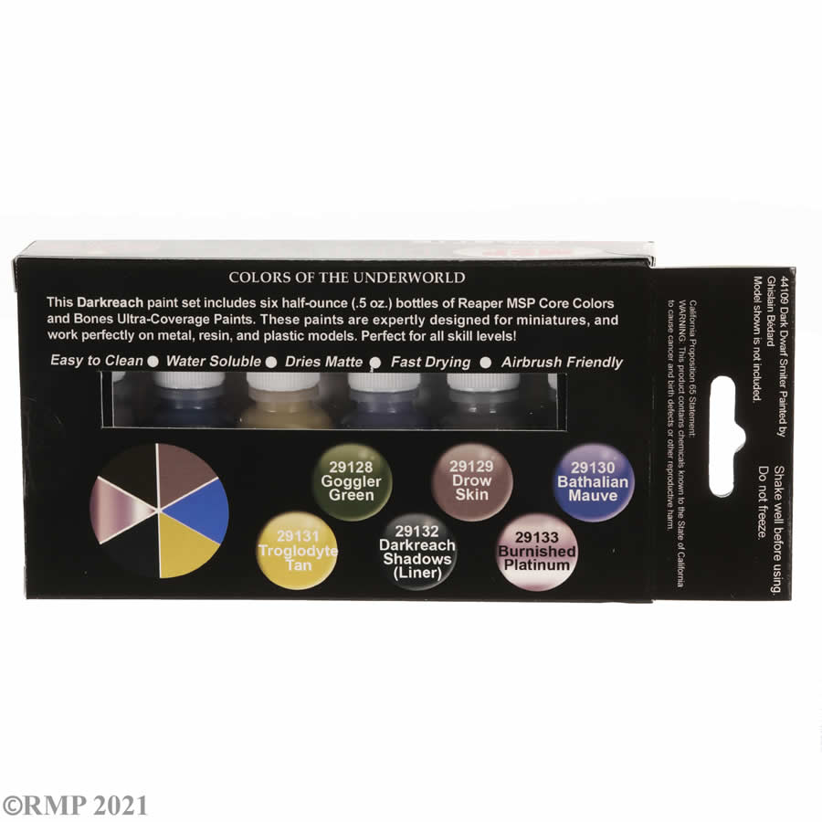 RPR09911 Darkreach Colors Set Acrylic Master Series Hobby Paint 2nd Image