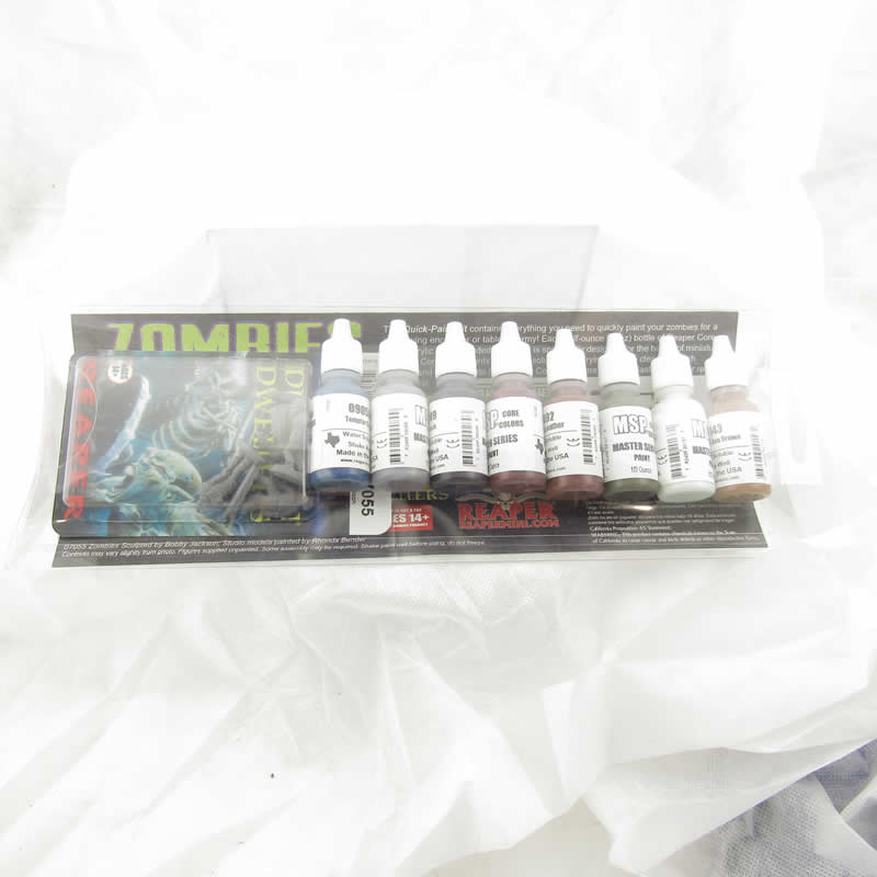 RPR09916 Zombies Learn to Paint Quick Paint Kit Acrylic Master Series Hobby Paint Main Image