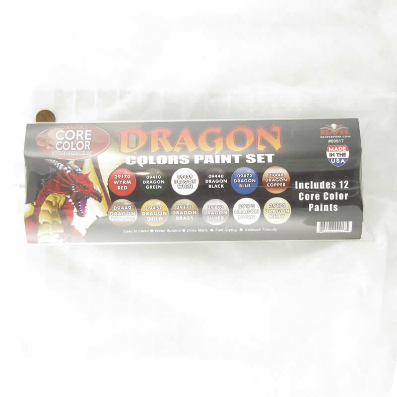 RPR09917PT Dragon Colors Quick Paint Kit Acrylic Master Series Hobby Paint