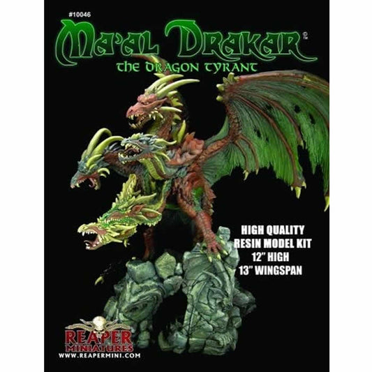 RPR10046 Maal Drakar The Dragon Tyrant Resin Kit Special Edition Miniatures Main Image