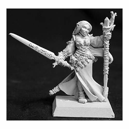RPR14022 Lysette Sorceress Miniature 25mm Heroic Scale Warlord Main Image