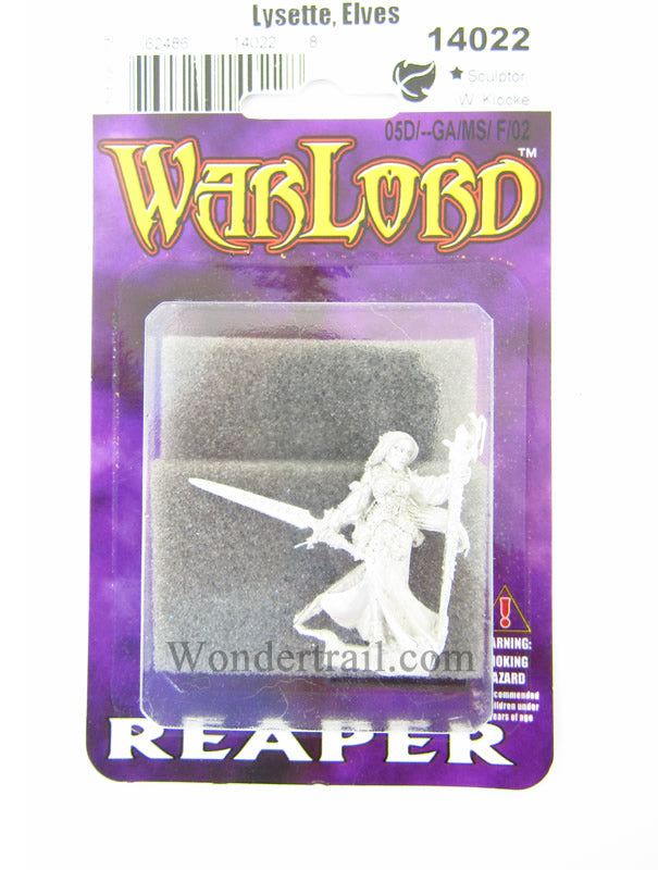 RPR14022 Lysette Sorceress Miniature 25mm Heroic Scale Warlord 2nd Image
