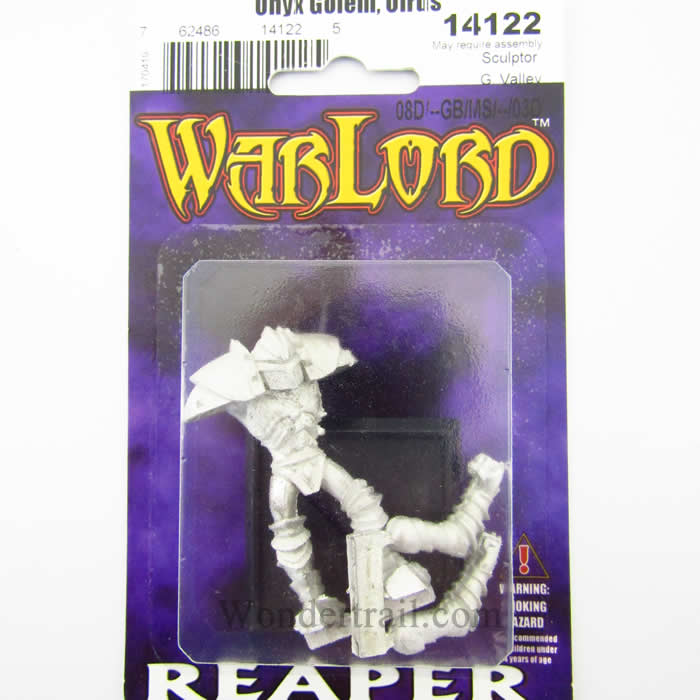 RPR14122 Onyx Golem-Overlords Monster Miniature 25mm Heroic Scale 2nd Image