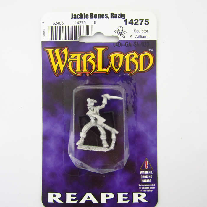 RPR14275 Jackie Razig Hero Miniature 25mm Heroic Scale Warlord 2nd Image