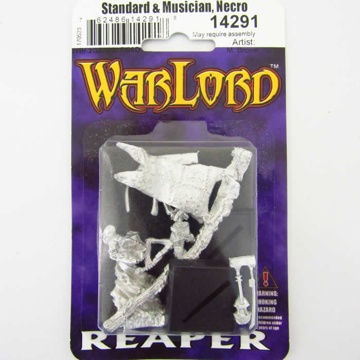 RPR14291 Standard And Musician Necropolis Miniature 25mm Heroic Scale 2nd Image