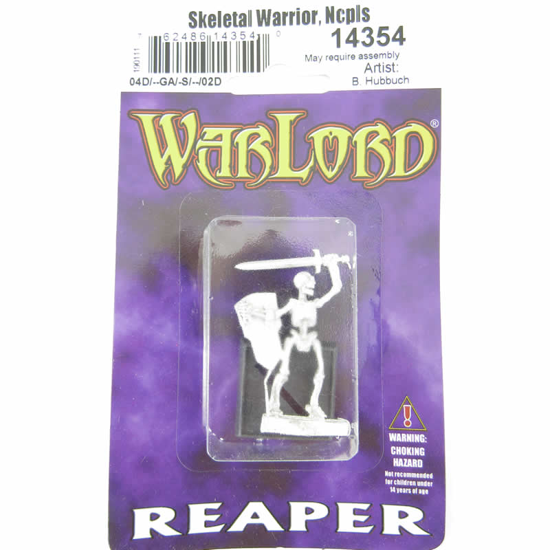 RPR14354 Skeletal Warrior Necropolis Grunt Miniature 25mm Heroic Scale 2nd Image