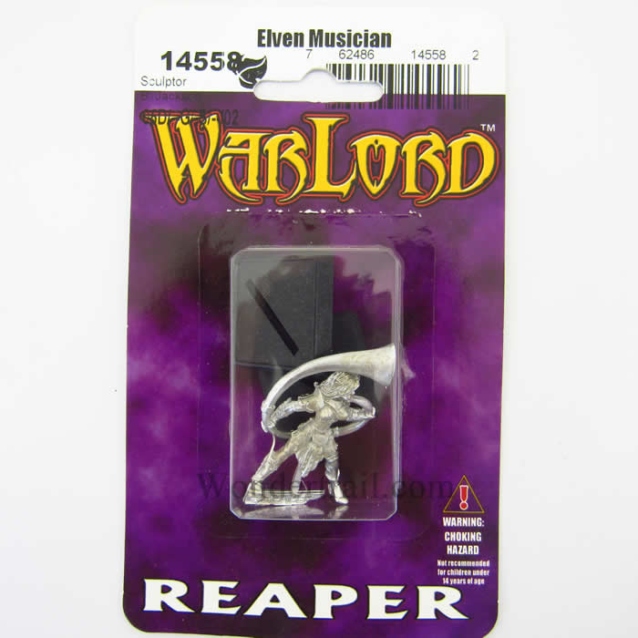 RPR14558 Elven Musician Miniature 25mm Heroic Scale Warlord 2nd Image