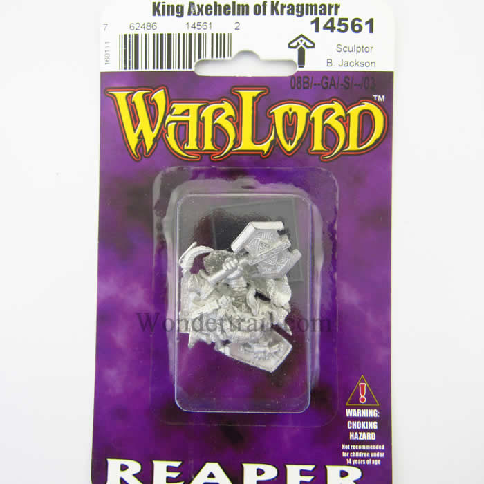 RPR14561 King Axehelm of Kragmarr Miniature 25mm Heroic Scale Warlord 2nd Image