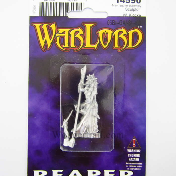 RPR14590 Liela Mordollwen Dark Elf Sorceress Miniature 25mm Heroic Scale 2nd Image