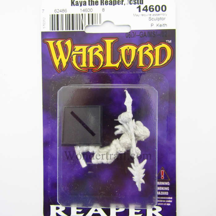 RPR14600 Kaya the Reaper Female Barbarian Sergeant Miniature 2nd Image