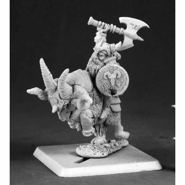 RPR14607 Kragmarr Ram Rider Miniature 25mm Heroic Scale Warlord 3rd Image