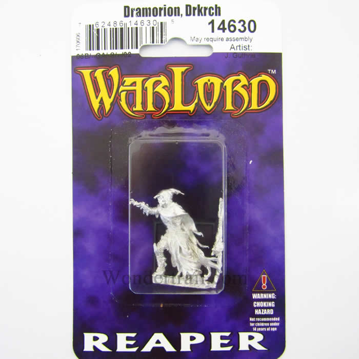 RPR14630 Dramorion Dark Elf Sorcerer Miniature 25mm Heroic Scale 2nd Image