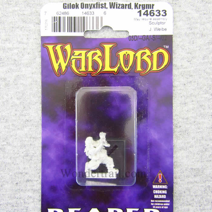 RPR14633 Warlord Gilok Onyxfist Dwarf Wizard Miniature 25mm Heroic Scale 2nd Image