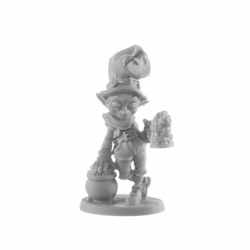 RPR30003 Finn Greenwell Leprechaun Miniature Figure 25mm Heroic Scale Reaper Bones USA Main Image