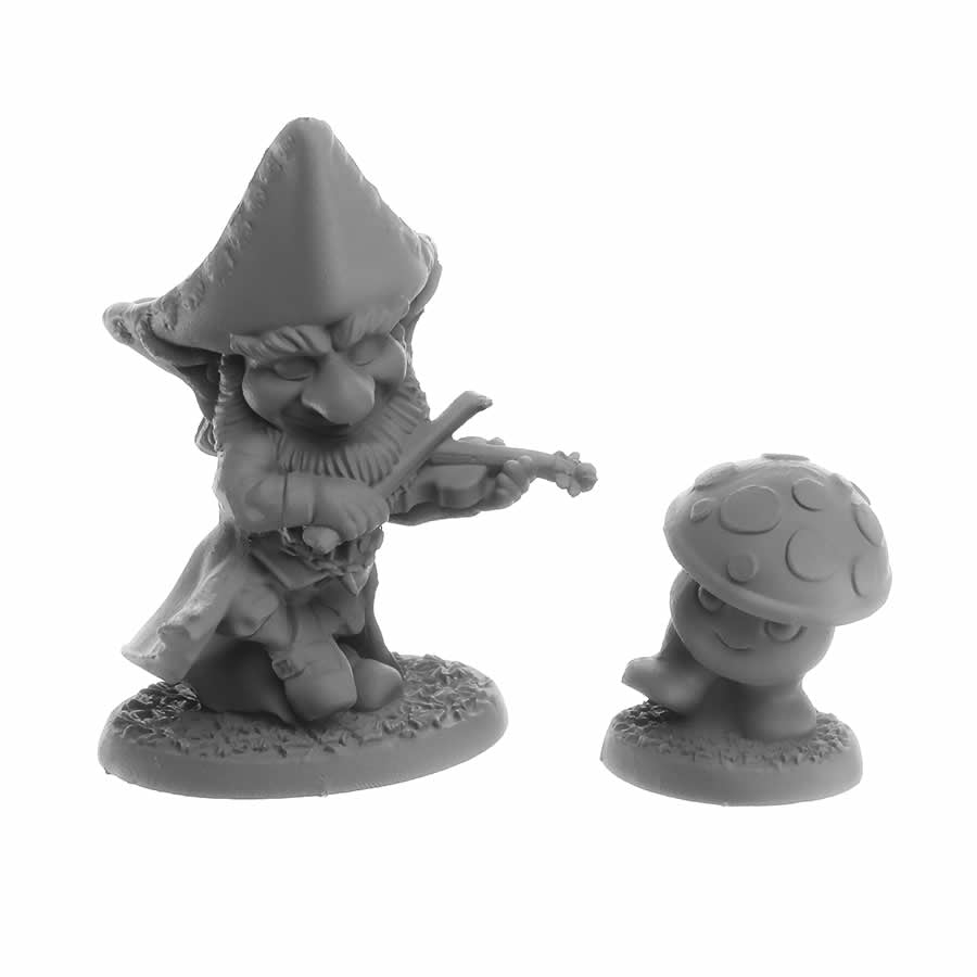 RPR30051 2022 Leprechaun and Shroomie Miniature Figure 25mm Heroic Scale Reaper Bones USA Reaper Miniatures Main Image