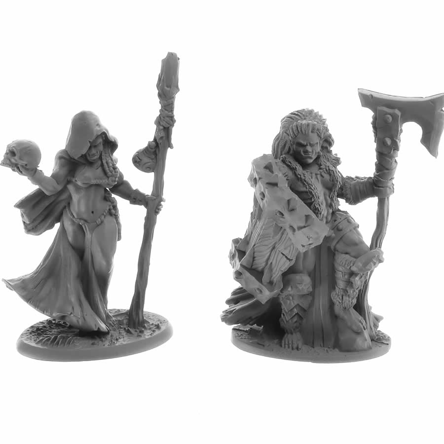 RPR30054 Jade Fire Leaders Miniature Figure 25mm Heroic Scale Reaper Bones USA