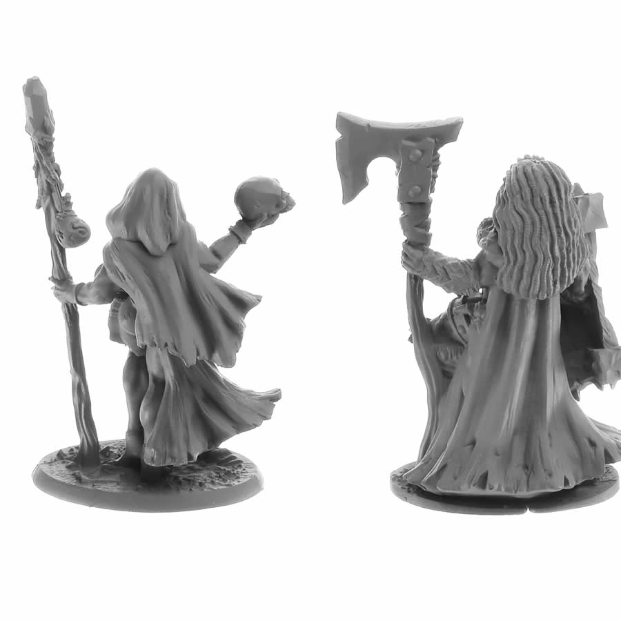 RPR30054 Jade Fire Leaders Miniature Figure 25mm Heroic Scale Reaper Bones USA