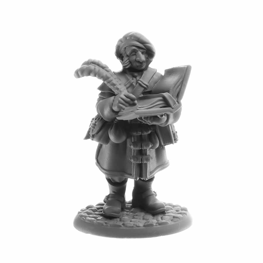 RPR30069 Money Lender Miniature Figure 25mm Heroic Scale Reaper Bones USA Reaper Miniatures
