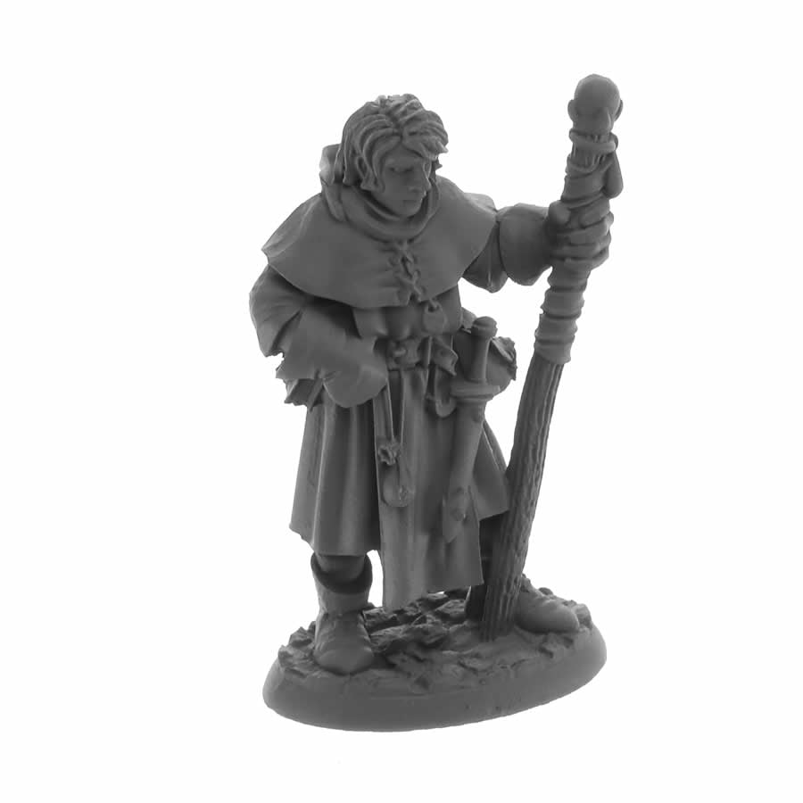 RPR30074 Young Mage Miniature Figure 25mm Heroic Scale Reaper Bones USA