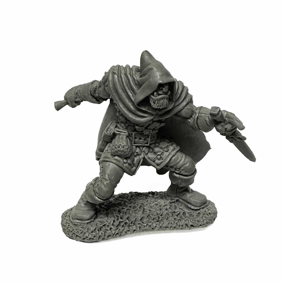 RPR30085 Rogan Half Orc Thief Miniature Figure 25mm Heroic Scale Reaper Bones USA