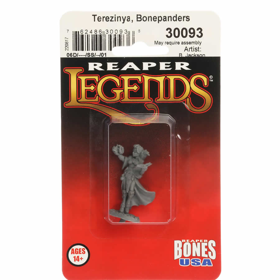 RPR30093 Terezinya Bonepanders Miniature Figure 25mm Heroic Scale Reaper Bones USA