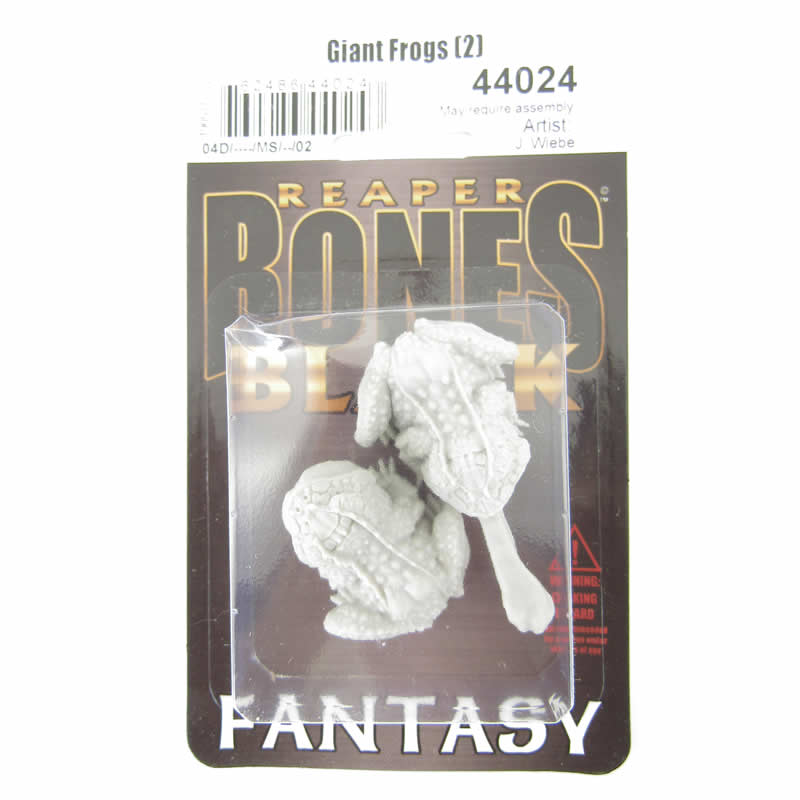 RPR44024 Giant Frogs Miniature 25mm Heroic Scale Bones Black Reaper 2nd Image