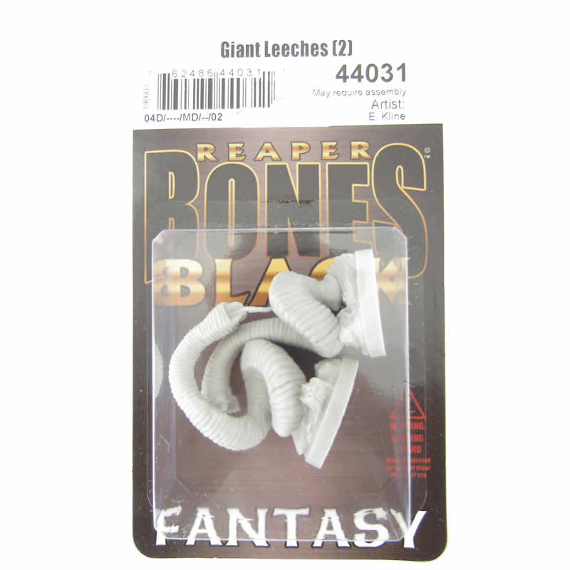 RPR44031 Giant Leeches Miniature 25mm Heroic Scale Bones Black 2nd Image