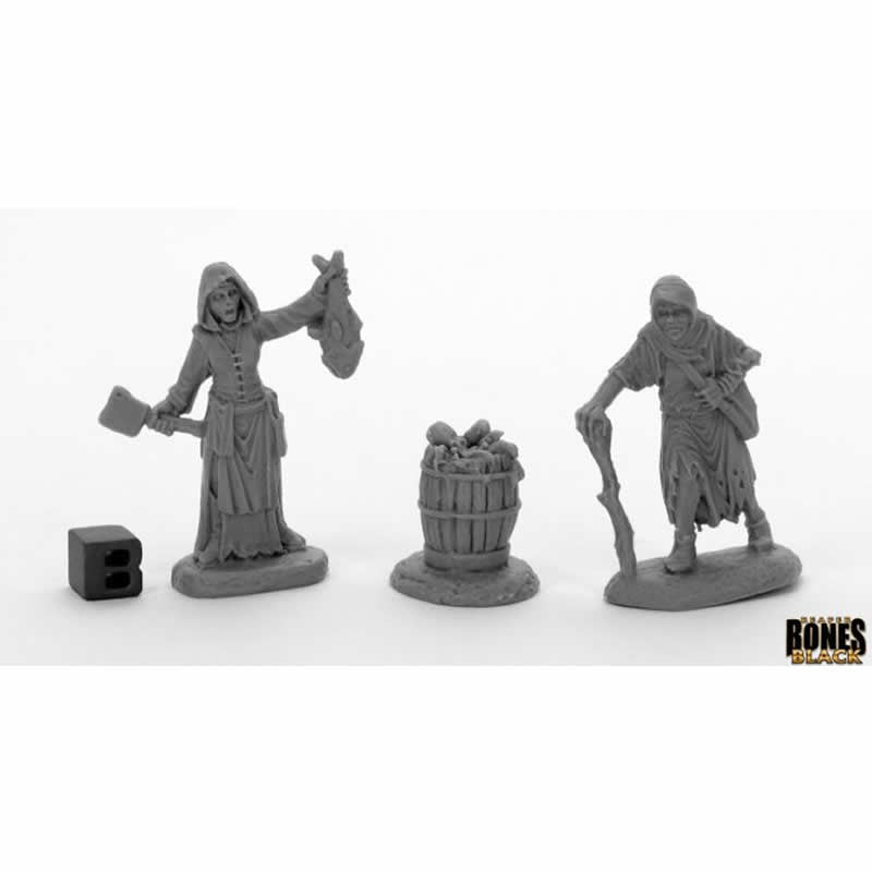 RPR44033 Dreadmere Townsfolk Fishwife and Crone Miniature Main Image