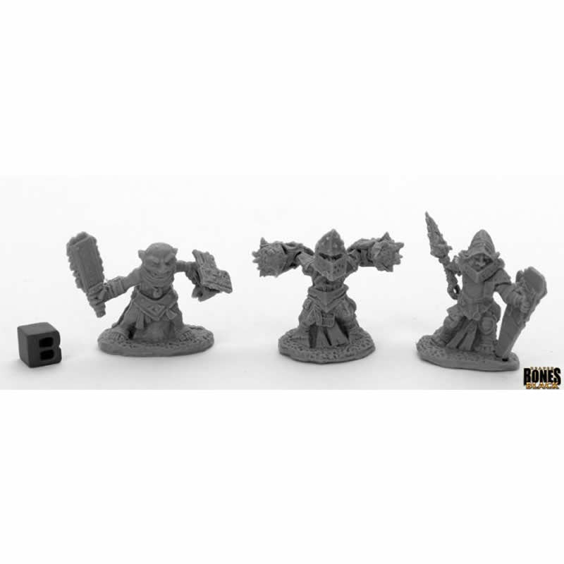 RPR44041 Bloodstone Gnome Warriors Miniature 25mm Heroic Scale Bones Main Image
