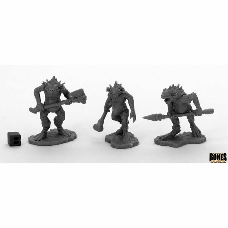 RPR44046 Trogolodytes Miniature 25mm Heroic Scale Bones Black Reaper Main Image