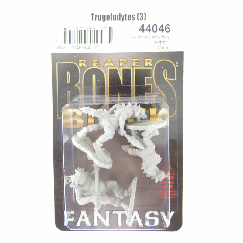 RPR44046 Trogolodytes Miniature 25mm Heroic Scale Bones Black Reaper 2nd Image