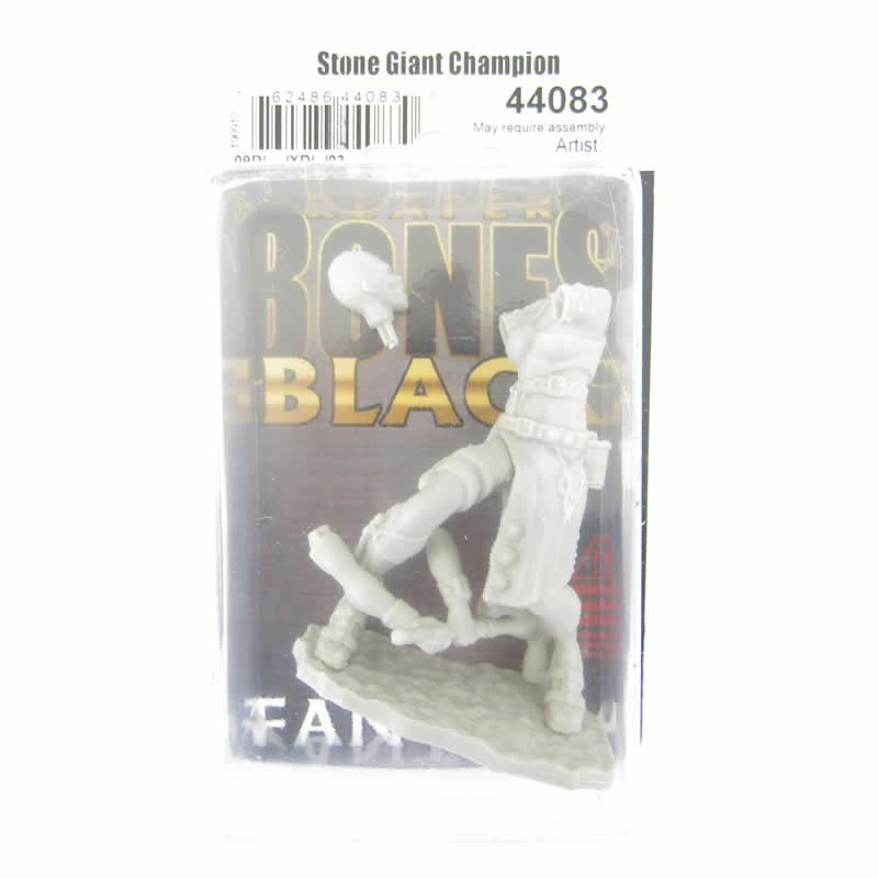 RPR44083 Stone Giant Champion Miniature 25mm Heroic Scale Bones Black 2nd Image