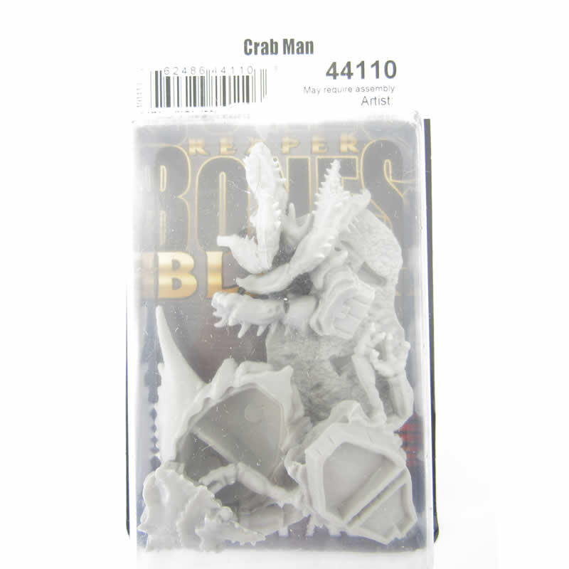 RPR44110 Crab Man Miniature 25mm Heroic Scale Figure Bones Black 2nd Image