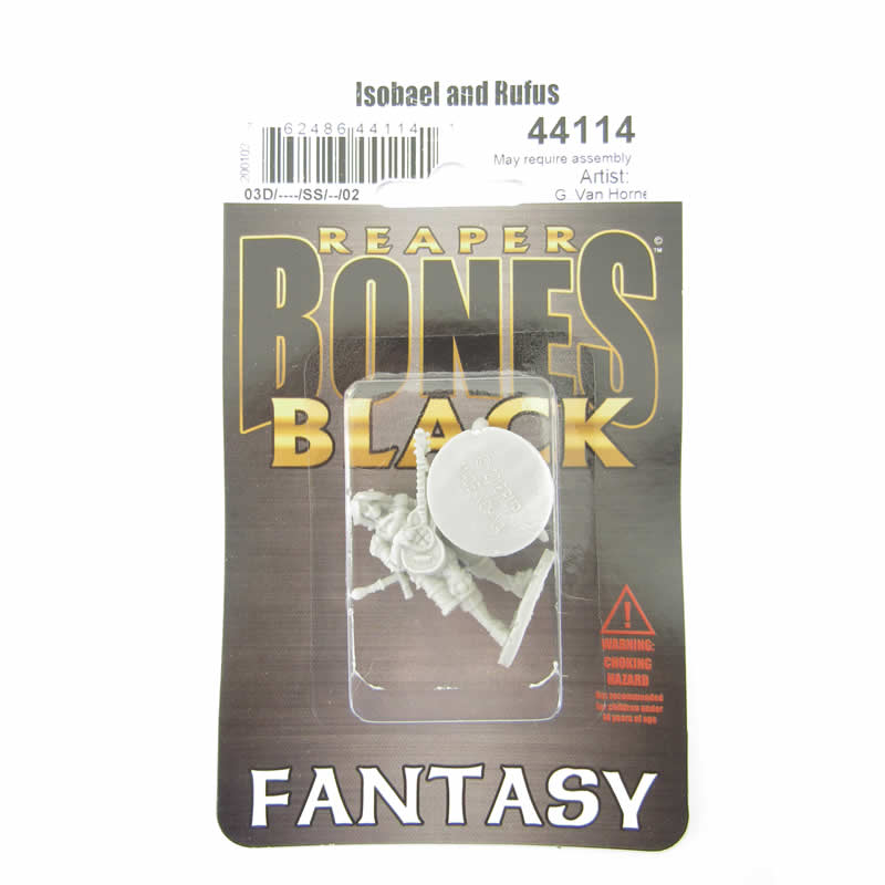 RPR44114 Isobael The Bard and Rufus Miniature 25mm Heroic Scale Figure 2nd Image