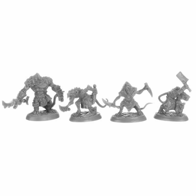 RPR44148 Wererats Miniature 25mm Heroic Scale Figure Bones Black Main Image