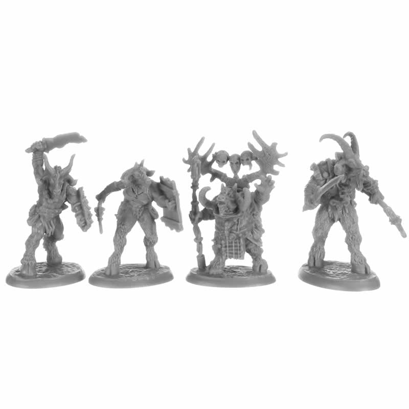 RPR44152 Beastmen Miniature 25mm Heroic Scale Figure Bones Black Main Image