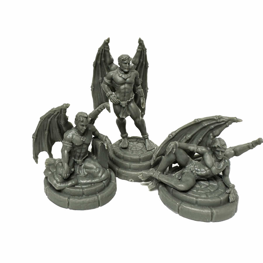 RPR44161 Demonic Temptation Incubi Miniature 25mm Heroic Scale Figure Bones Black