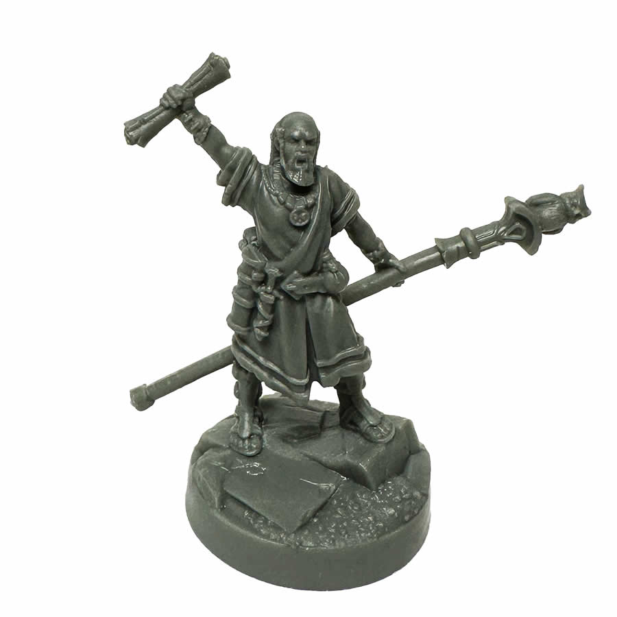 RPR44168 Giannis Greek Mage Miniature 25mm Heroic Scale Figure Bones Black